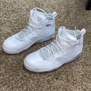 All white Jordan’s